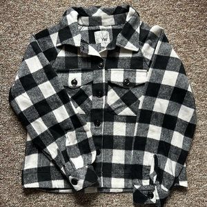 YMI BLACK AND WHITE FLANNEL